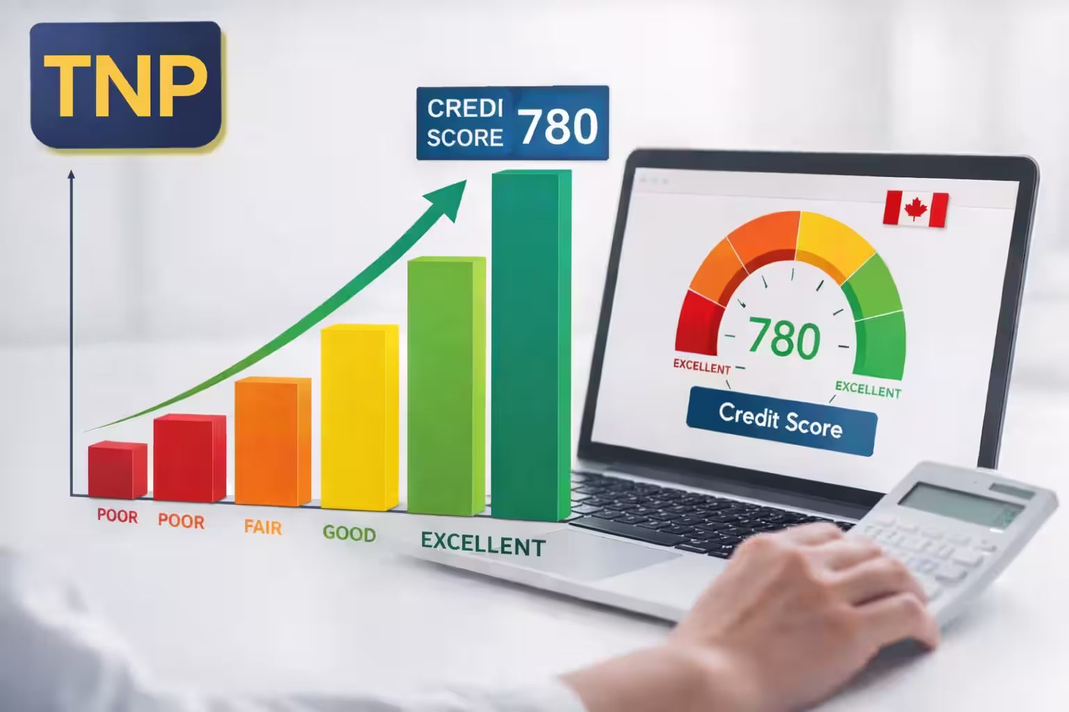 Credit building section visual for Canadian credit card guide