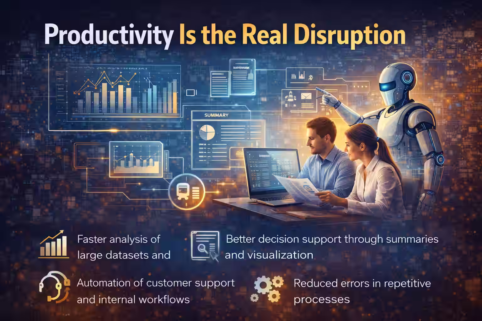 Productivity is the real disruption