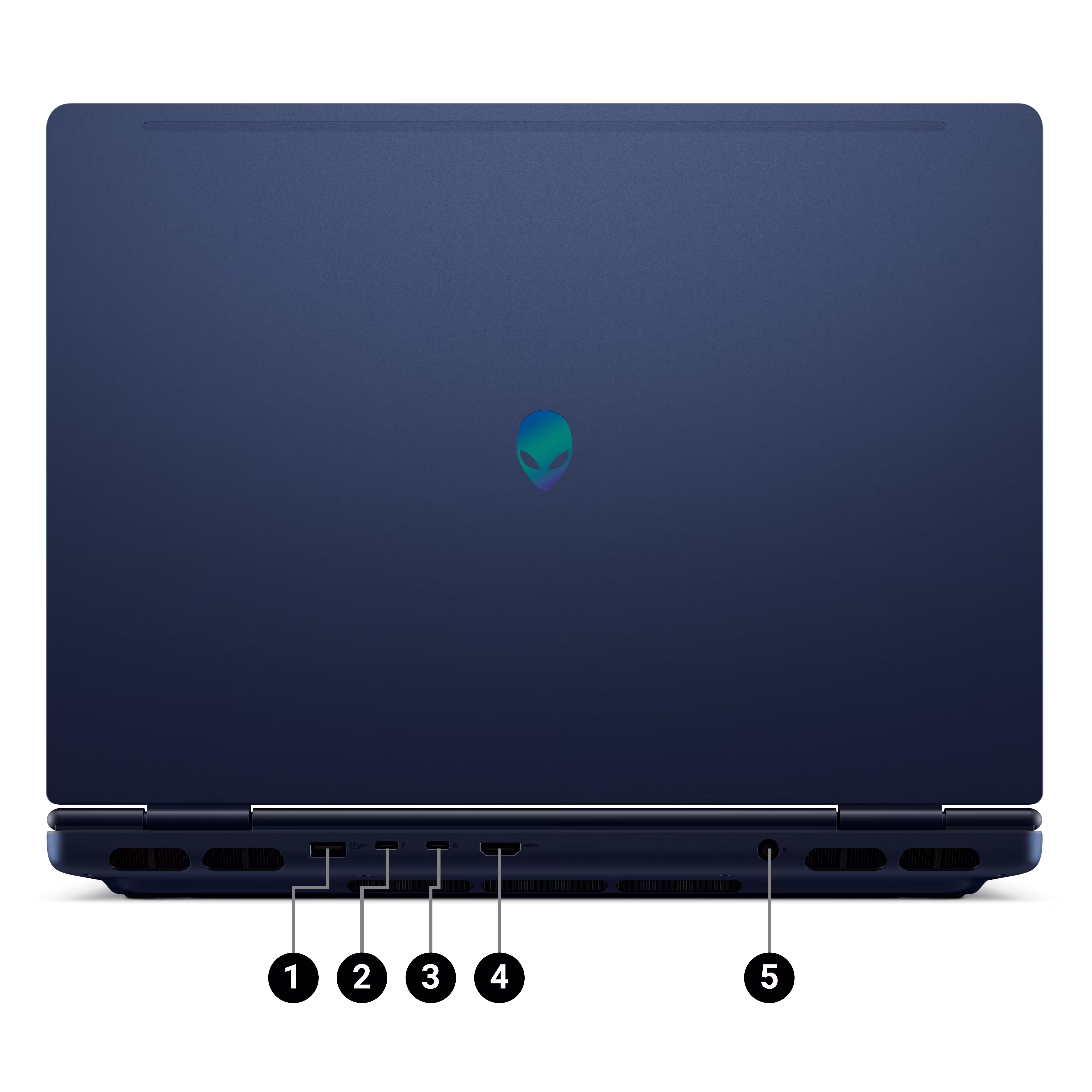 Alienware 16X Aurora port layout
