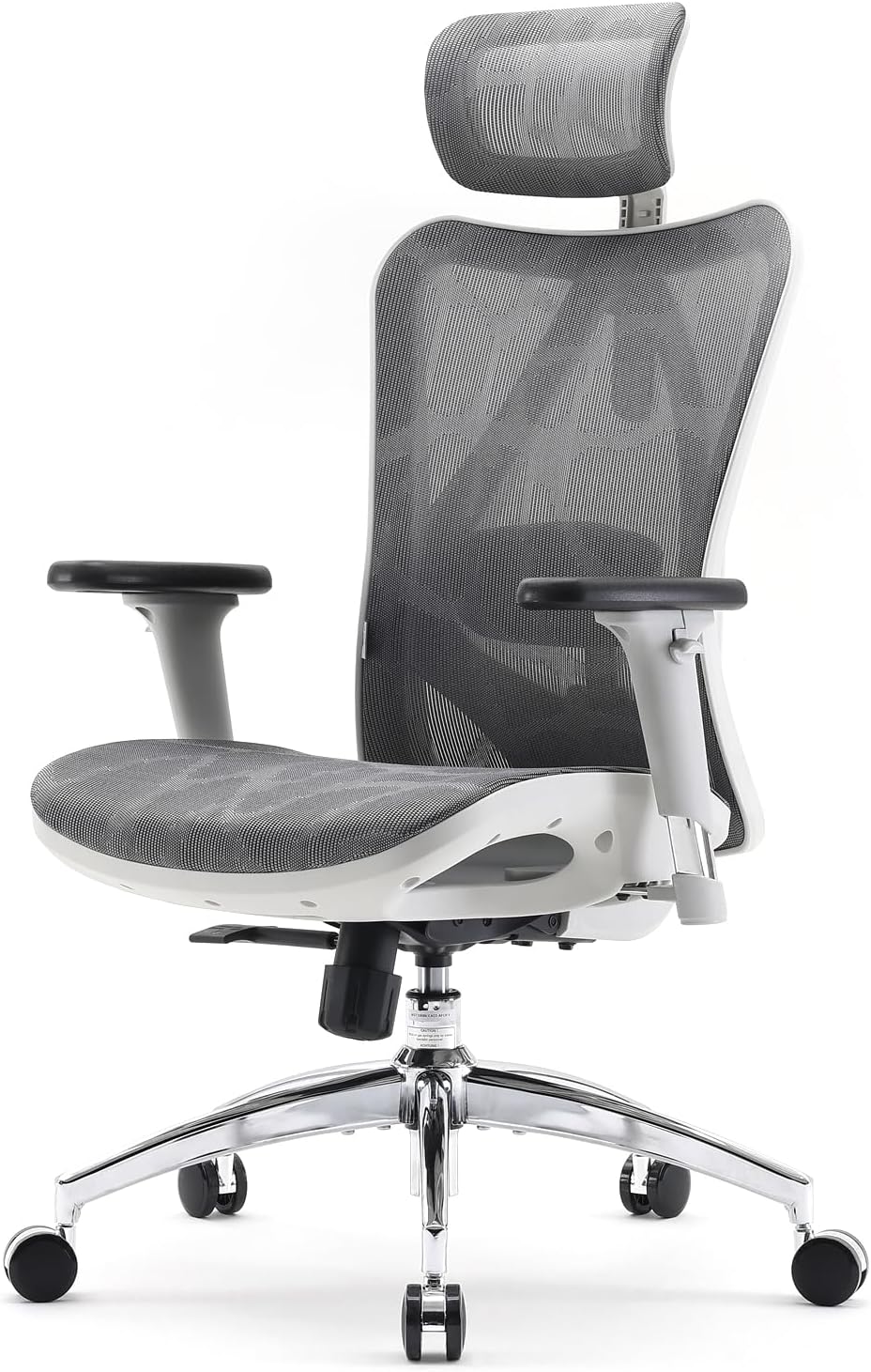 SIHOO M57 ergonomic office chair in light grey