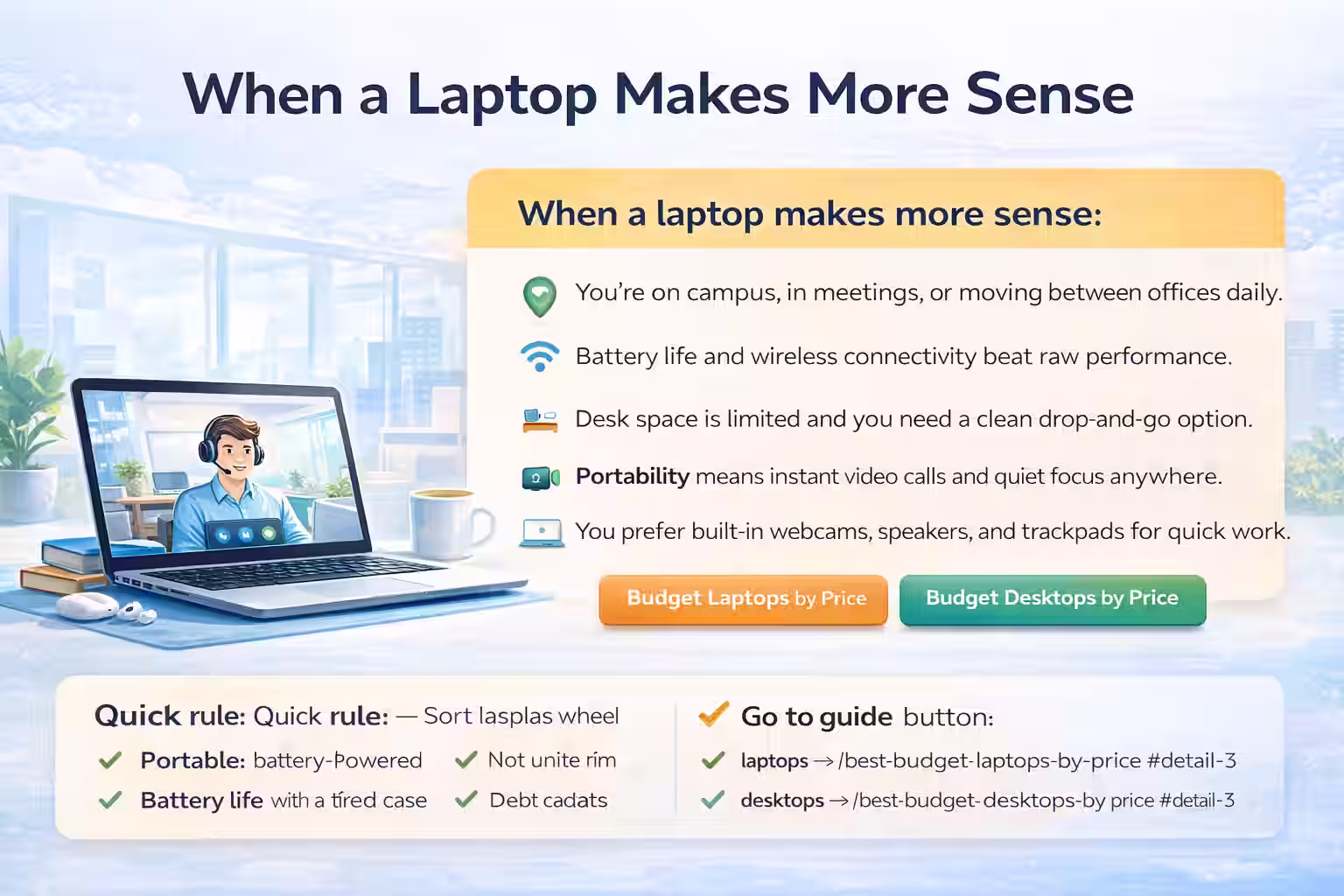 Desktop blending in with lifestyle imagery