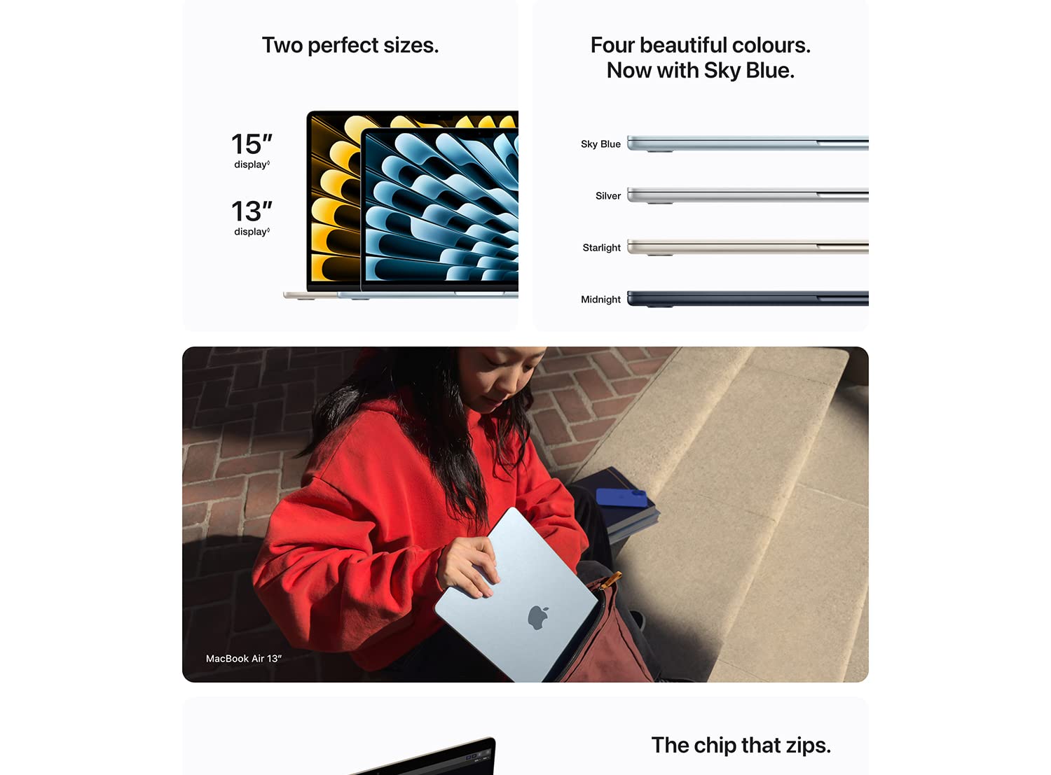 MacBook Air M3 side profile