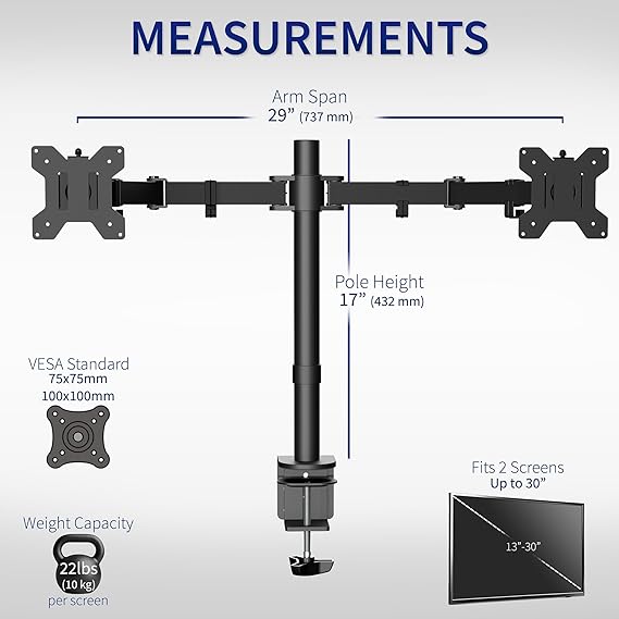VIVO monitor arm close-up