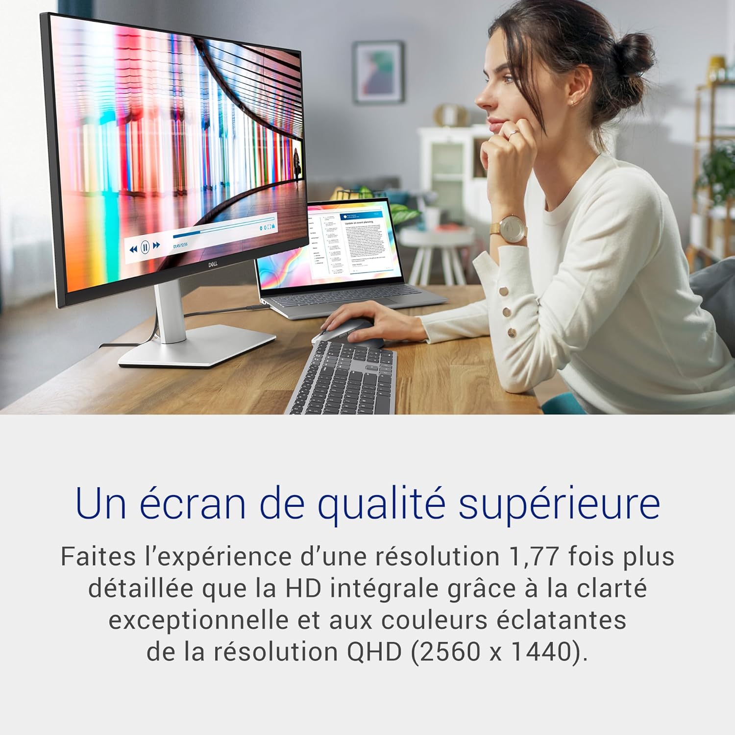 Dell S2722DC Monitor (27-inch WQHD)