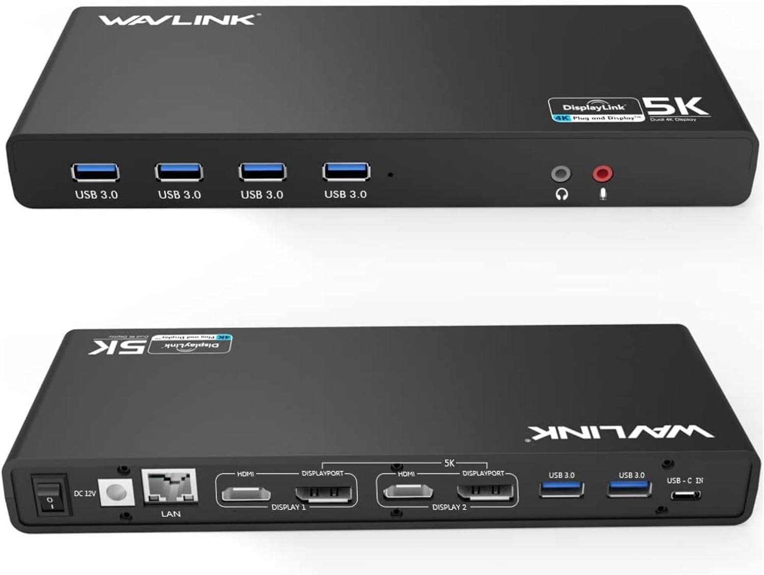 WAVLINK Pro Dual 4K@60Hz Docking Station