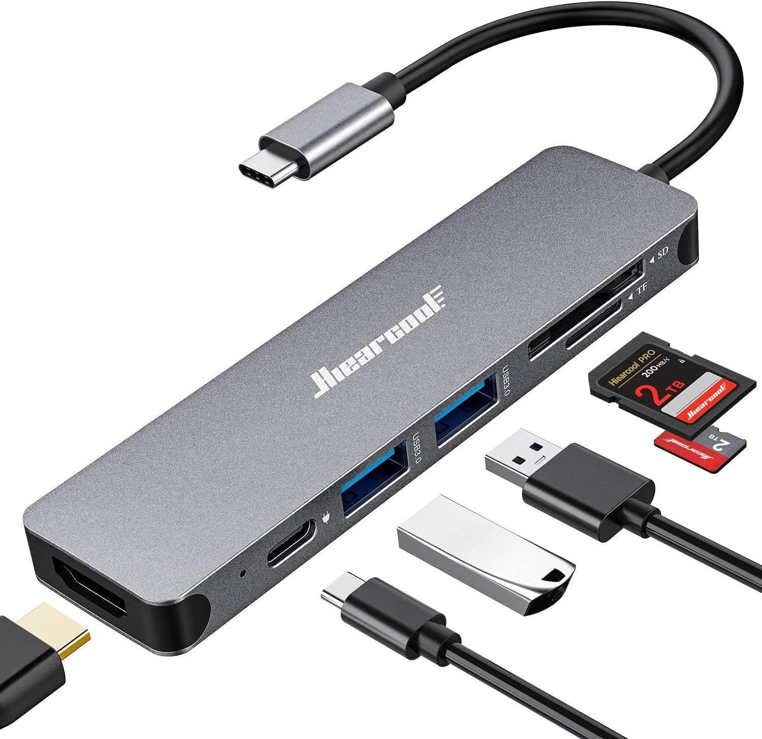 Hiearcool 7-in-1 USB-C Hub